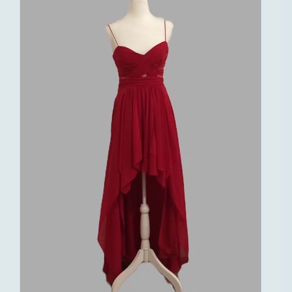 Elegant Red Evening Dress